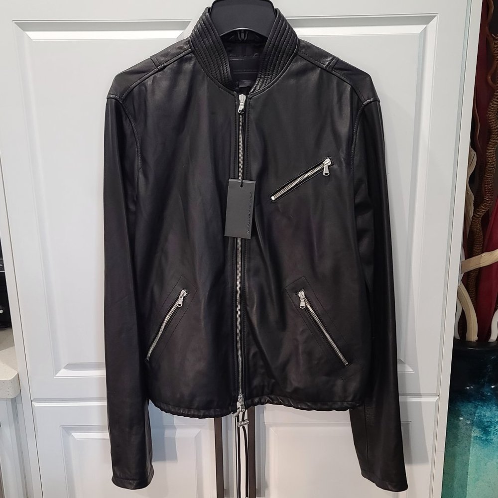 Diesel Zipped Lambskin Jacket